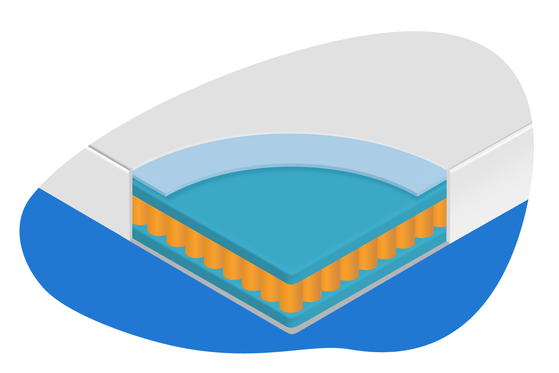 Colchão de molas ensacadas